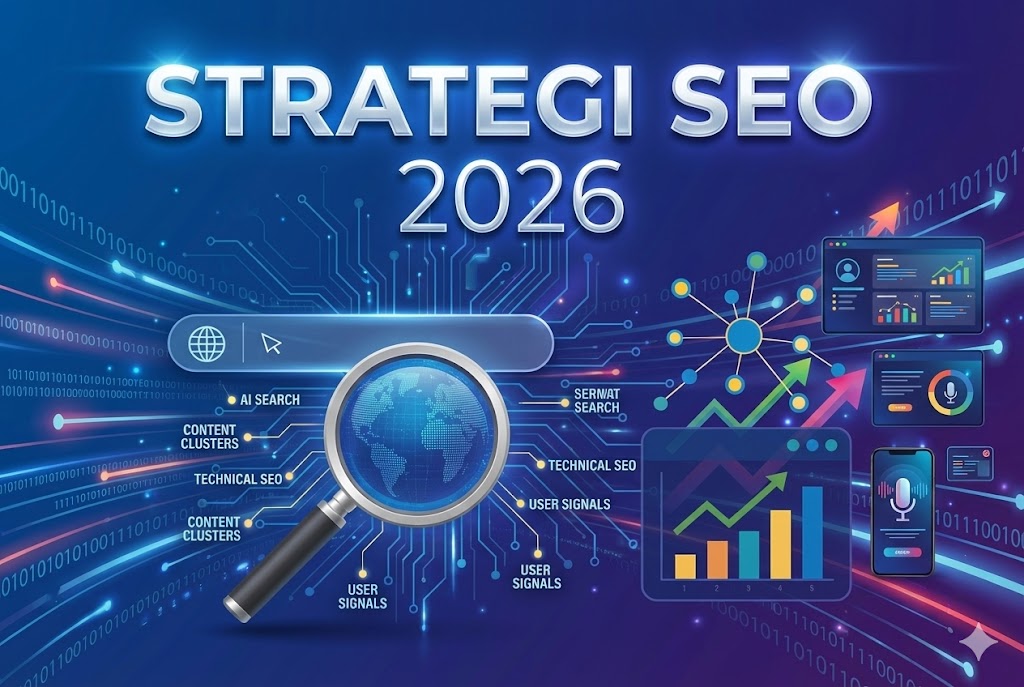 Ilustrasi grafik analisis dampak Google Core Update pada statistik web
